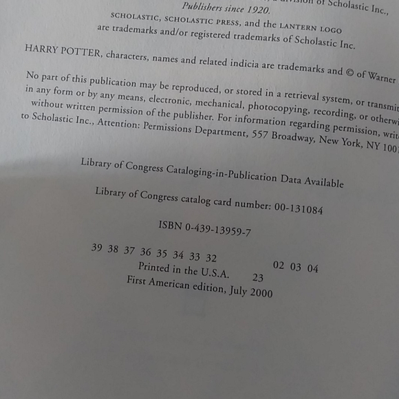 First American Edition Harry Potter Books - Picture 5 of 7